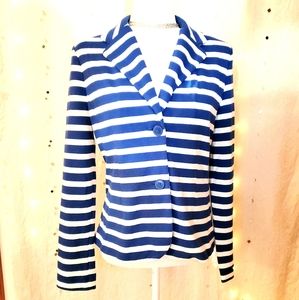 Gap Spring Blazer size small blue and white stripe